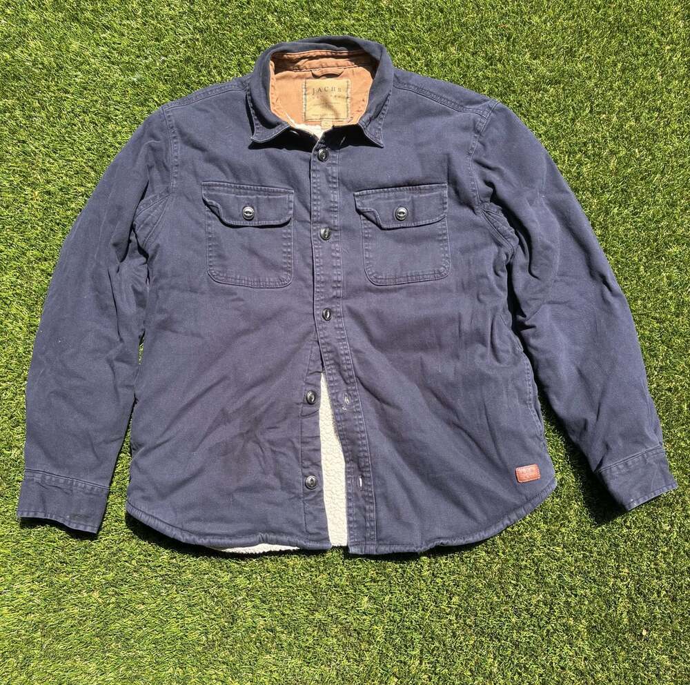 JACHS New York Sherpa Lined Shirt Jacket
